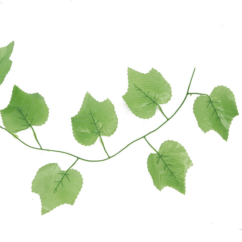 Simulation Green Leaf Vine Grape Leaf Wall Hanging Home Decoration